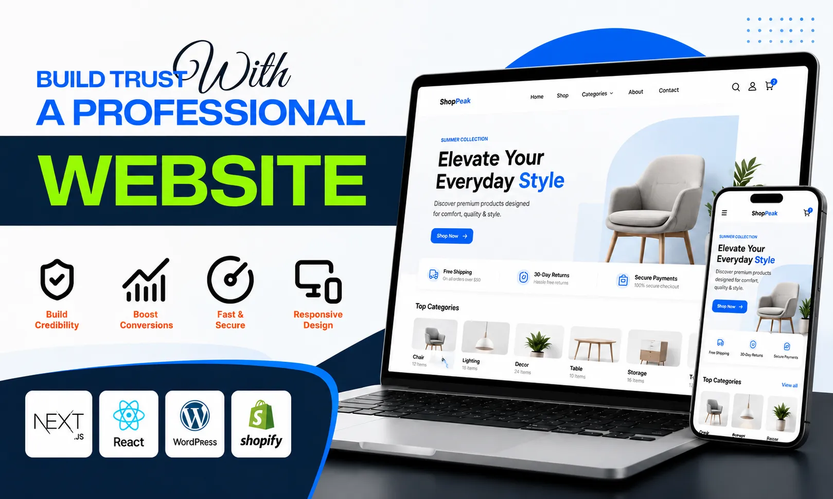 Professional Website Design & Development Service